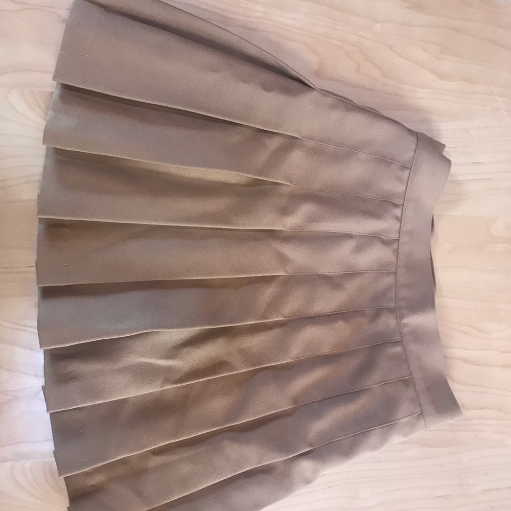 Los Angeles Apparel tan tennis skirt size small